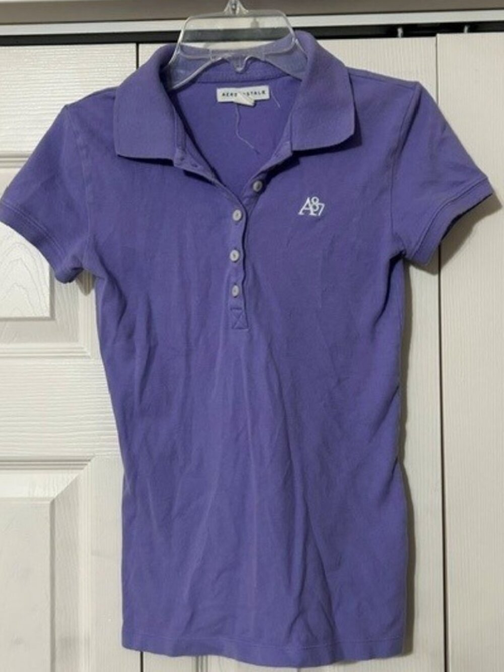 Aero Polo shirt purple (XS)